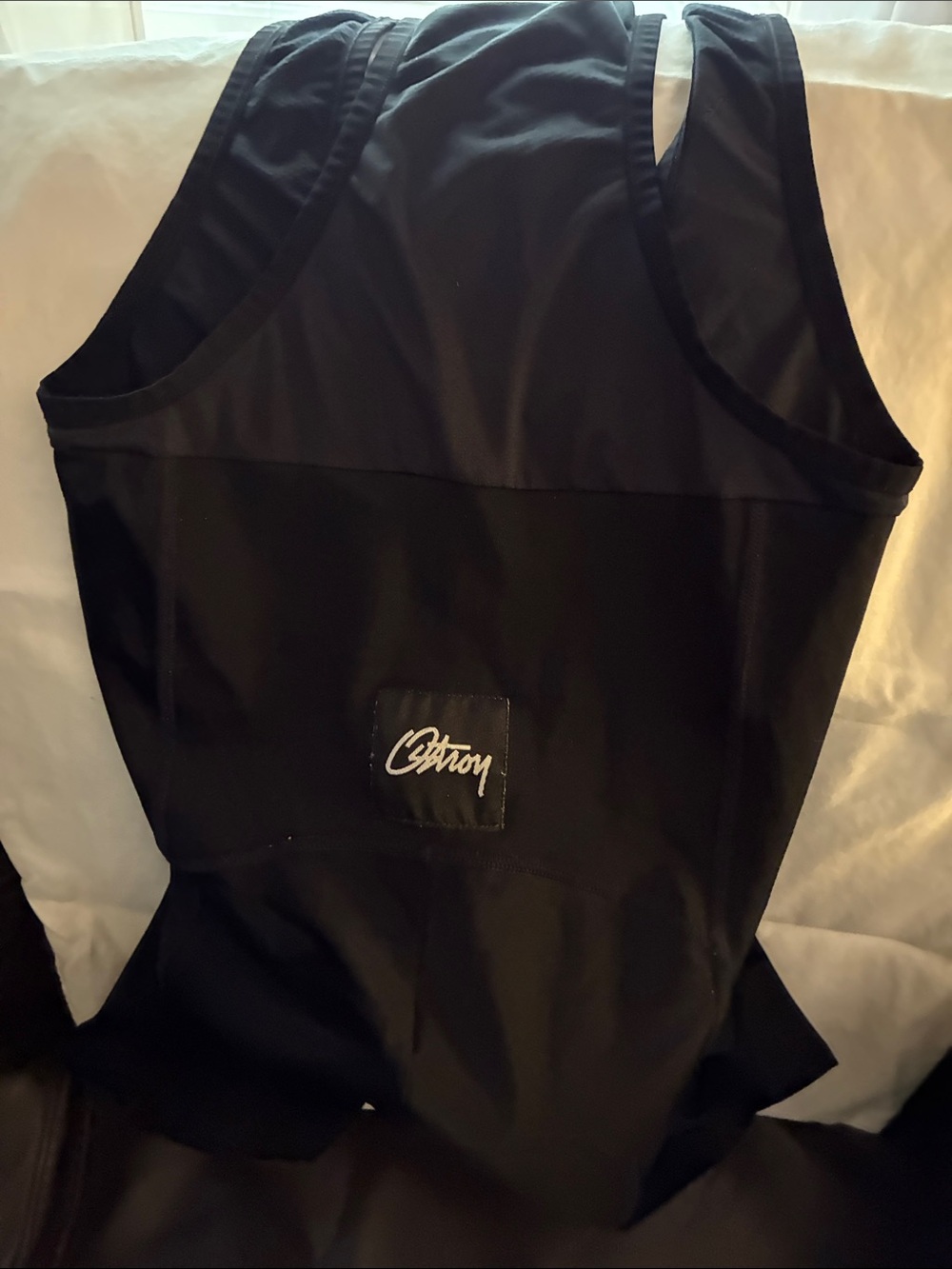 Citron Black Athletic Tank cycling tank